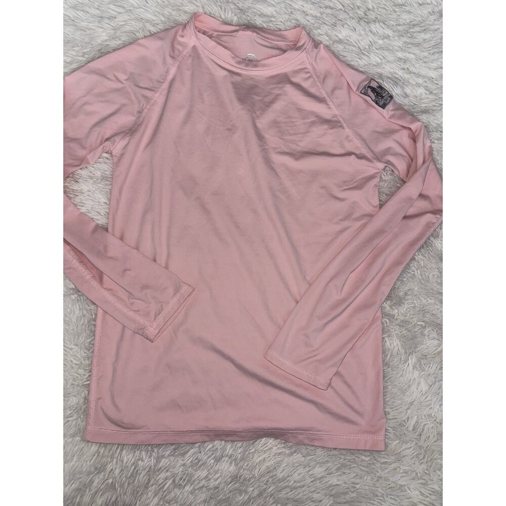 Bloquv girls sz. 12 pink long sleeved rashguard/activewear top. Great top